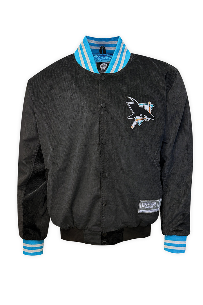 [ San Jose Sharks ] Retro Cord Jacket