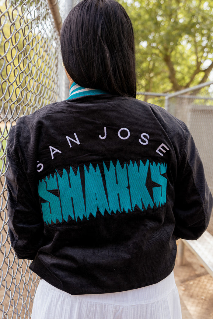 [ San Jose Sharks ] Retro Cord Jacket