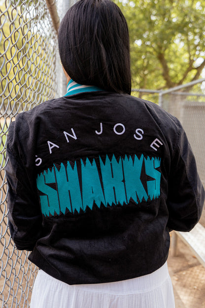 [ San Jose Sharks ] Retro Cord Jacket