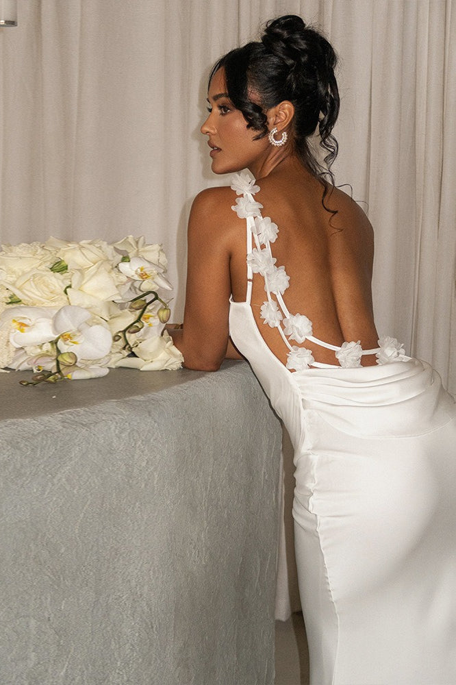 Satin Cami Backless Sexy Slim Fit Prom Dress
