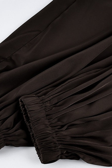 Satin Loose Harem Casual Pants