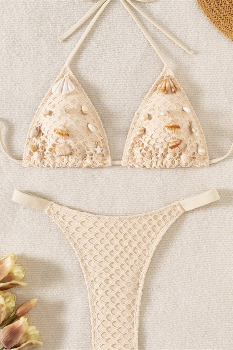 Seashell Charm Two Piece Bikini Set