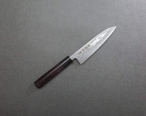 Seki Kanetsune "Zen-Bokashi" Aogami #2 Damascus 135mm Petty