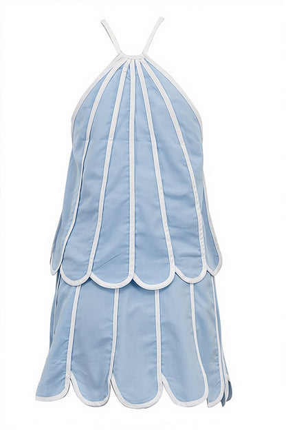 Sexy Halter Backless Sleeveless Top Bodycon Skirt Sets