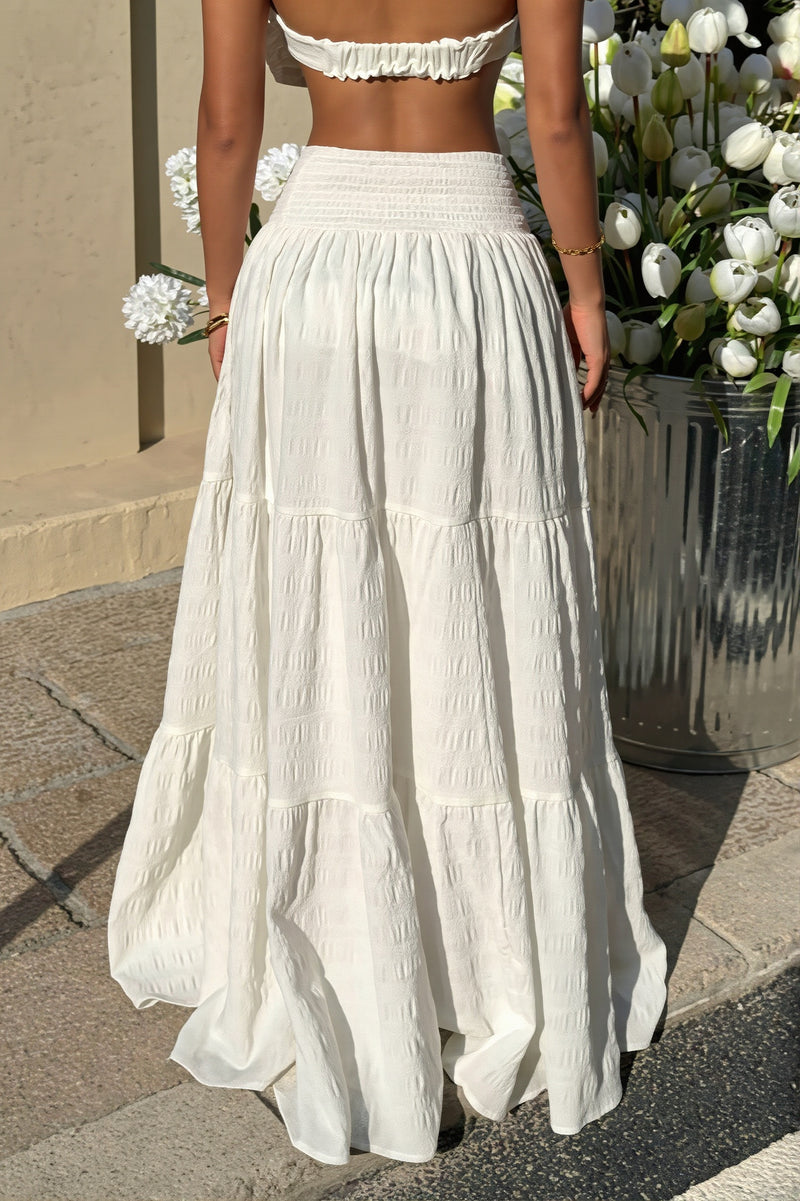 Sexy High Rise Layered Flowy Skirt
