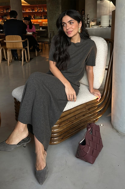 Sexy Knit Short Sleeve Pencil Skirt Sets