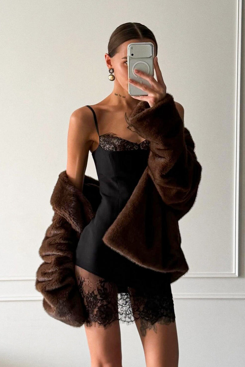Sexy Lace A Line Bodycon Mini Dress