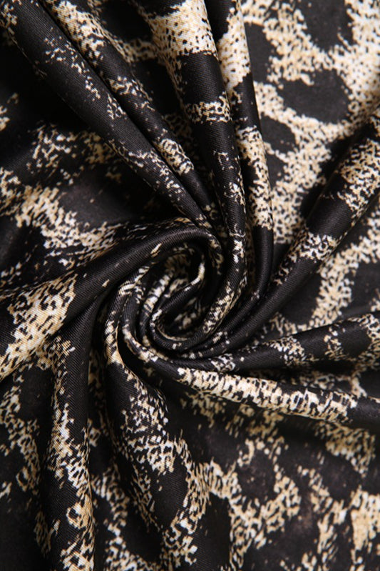 Sexy Leopard Print Maxi Dress