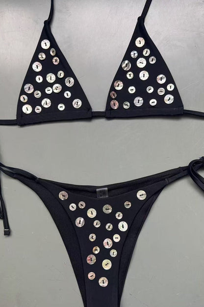 Sexy Shell Button Bikini Set