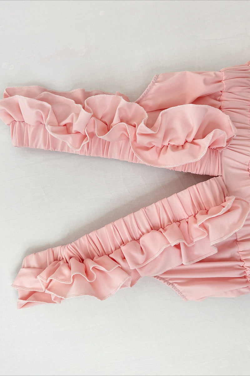 Sexy Sleeveless Deep V Ruffle Mini Dress