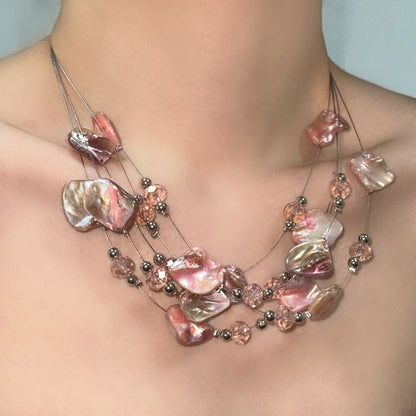 Shell Irregular Boho Minimal NeckLace