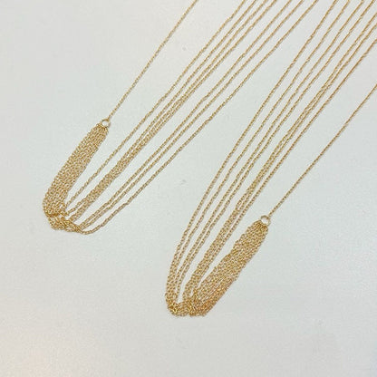 Sleek Gold Tassel Sexy Body Chain