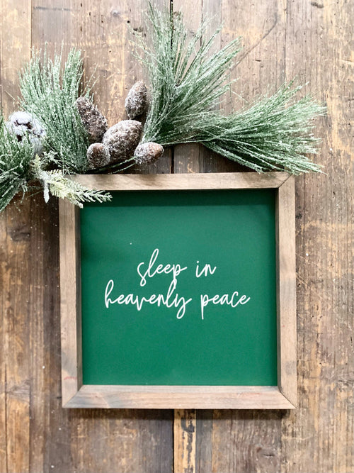 Sleep In Heavenly Peace <br>Framed Print