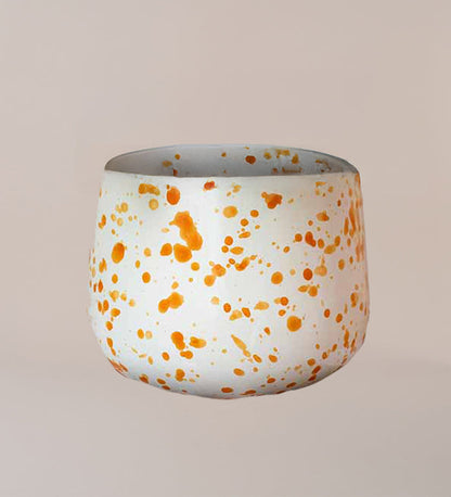 Splatter Pot x Hot Pottery Orange