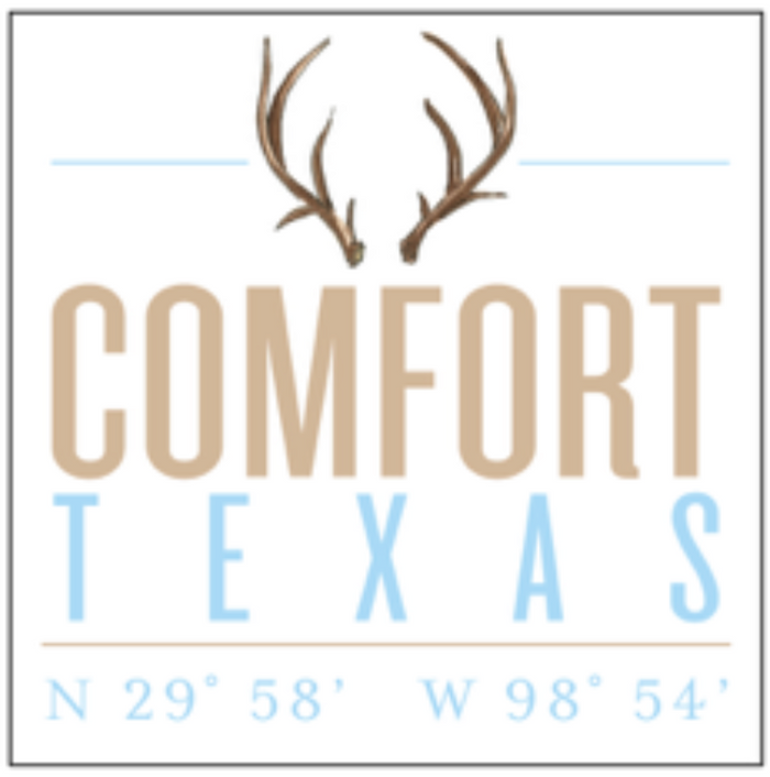 Square (paper board) Coaster- Comfort, TX (50 coasters)