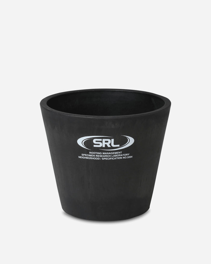 Neighborhood Srl . Tapered Pot-L Black Equipment Gardening 261OONH-AC03 BLACK