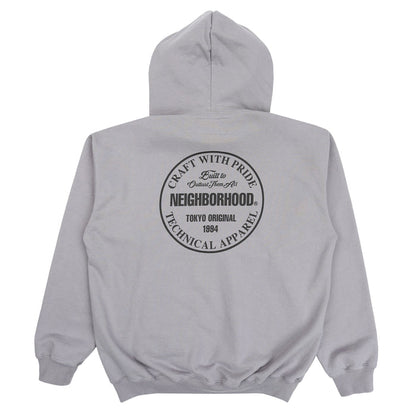 Staple LS Sweat Hoodie - Grey