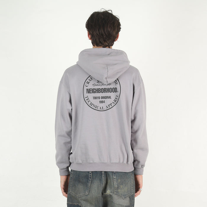 Staple LS Sweat Hoodie - Grey