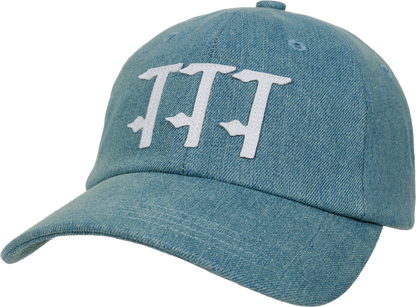 STONEWASH DENIM 6-PANEL