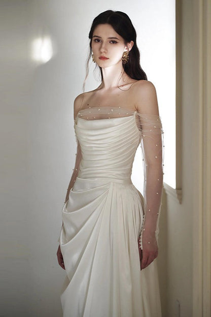 Strapless Off Shoulder Forest Style Fairy Prom Dress