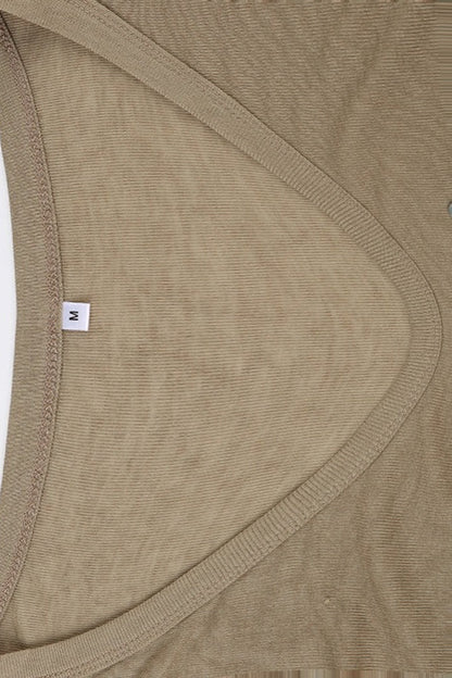 Street Cross Metallic Print Loose Casual T-shirt