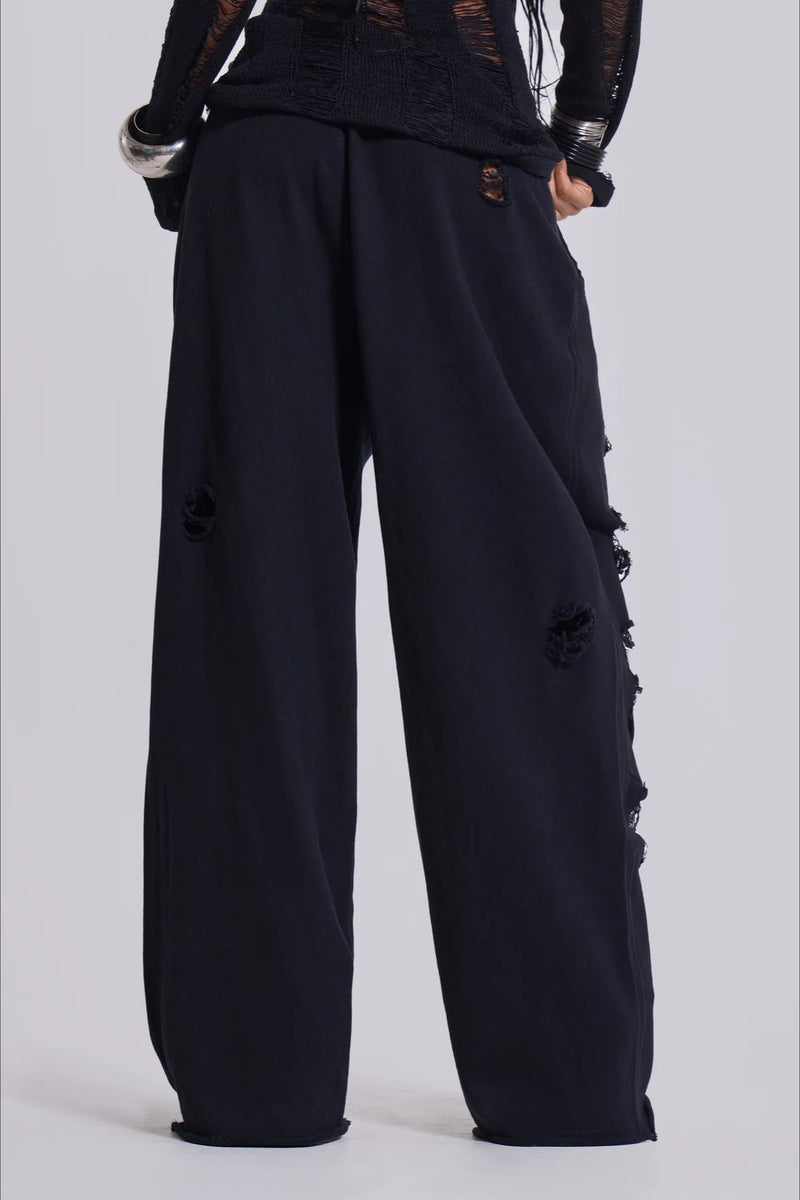 Street Style Loose Ripped Pants
