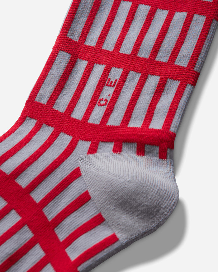 Cav Empt Structure Socks Red Red Underwear Socks CES30G01 RED