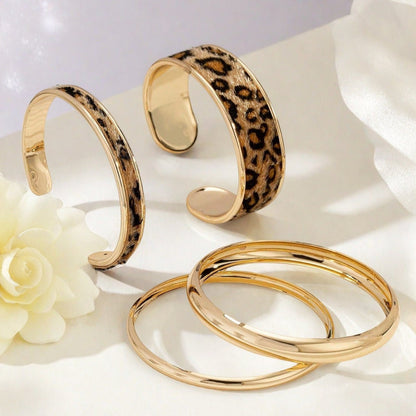 Sweet Cool Leopard Print Smooth Bracelet