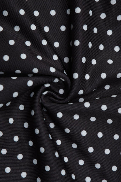Sweet Polka Dot Bow Slim Cami Top