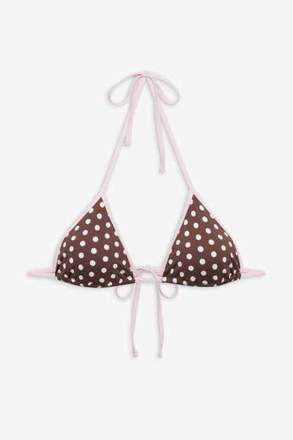 Sweet Polka Dot Tie Bikini Set