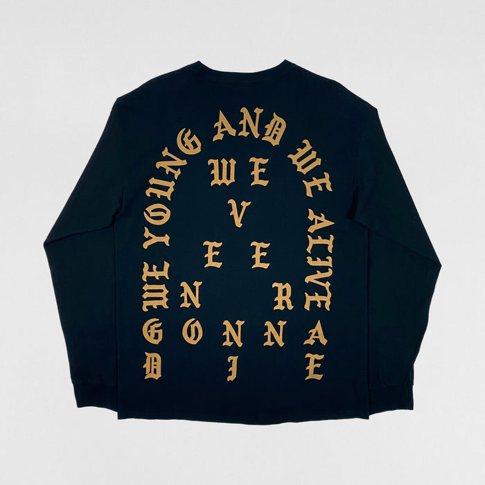 The Life of Pablo 2016 'Famous' Long Sleeve In Black