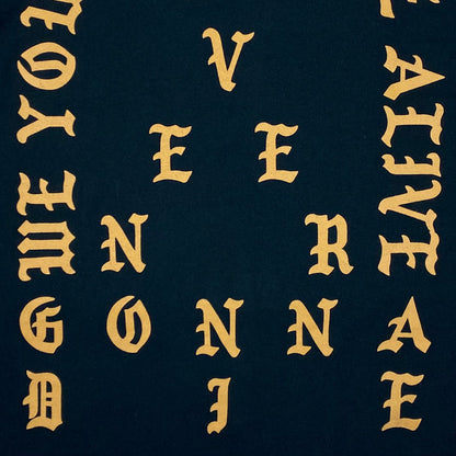 The Life of Pablo 2016 'Famous' Long Sleeve In Black
