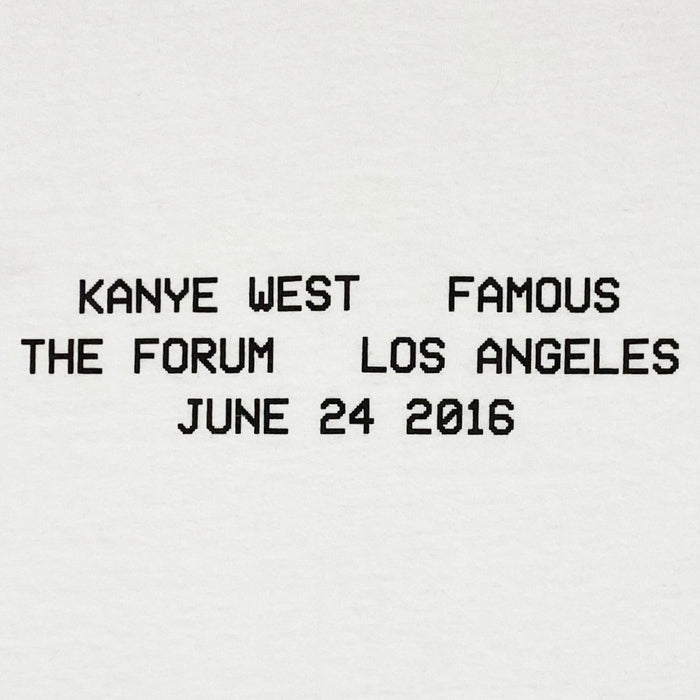 The Life of Pablo 2016 'Famous' Video Premier Tee