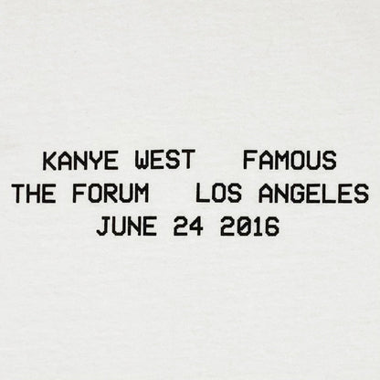 The Life of Pablo 2016 'Famous' Video Premier Tee
