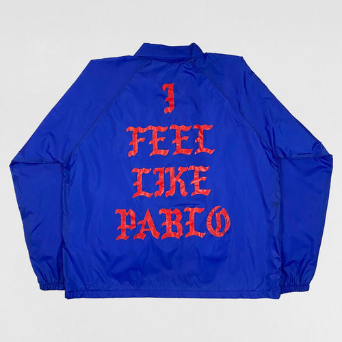 The Life of Pablo 2016 'I Feel Like Ye' Coach Jacket In Blue