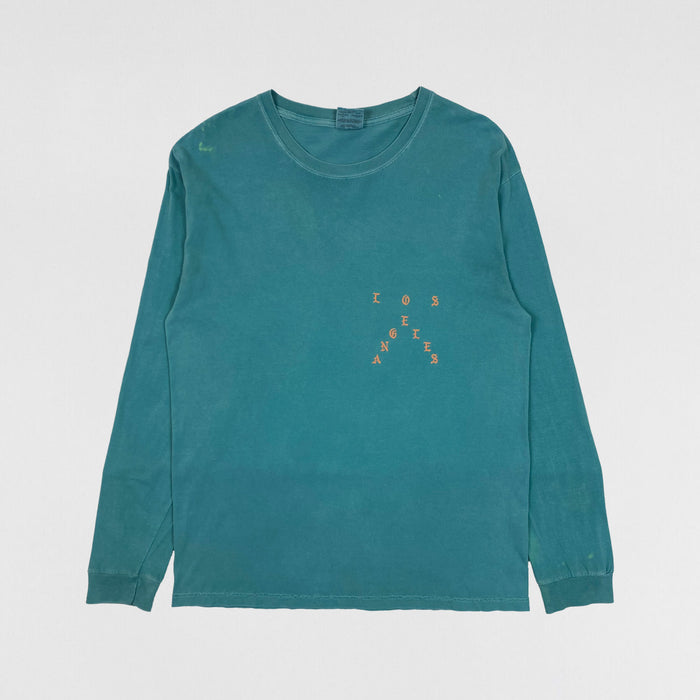 The Life of Pablo 2016 LA 'Freestyle 4' Long Sleeve In Teal
