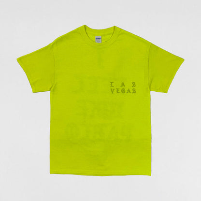 The Life of Pablo 2016 Las Vegas 'I Feel Like Pablo' Tee In Neon