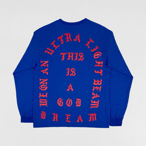 The Life of Pablo 2016 OG ‘Ultralight Beam’ Long Sleeve In Blue