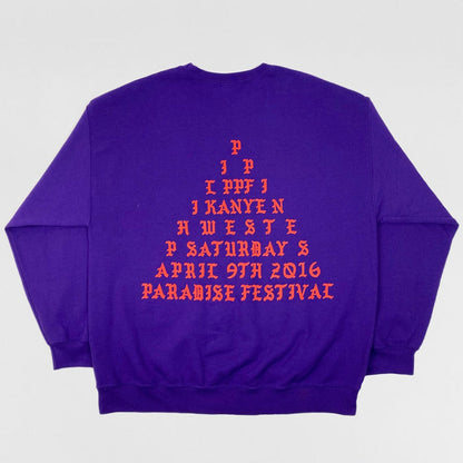 The Life of Pablo 2016 Paradise Fesitval ‘I Feel Like Pablo’ Crewneck