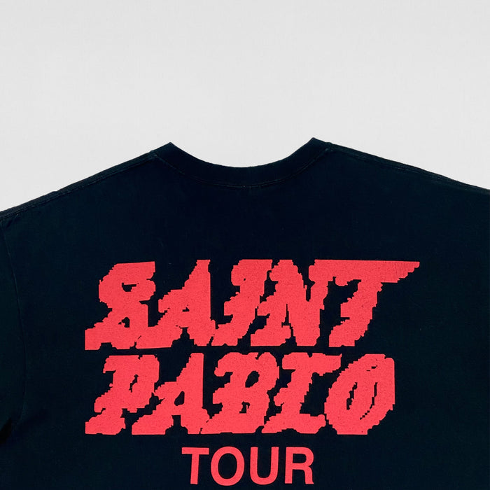 The Life of Pablo 2016 Pixelated 'General Admission' Tee In Black