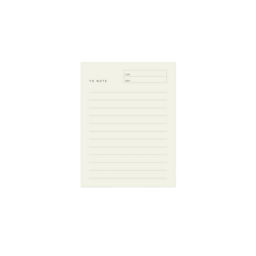 To Note Block Notepad