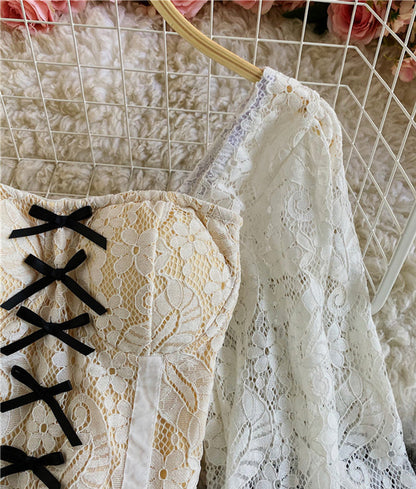 Tops long sleeve lace tops S23