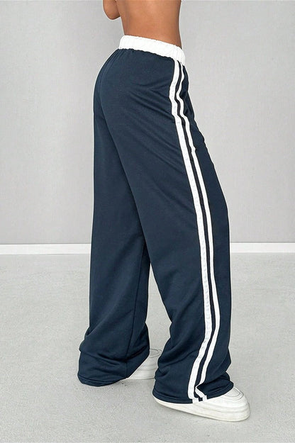Trendy Number Print Loose Pants