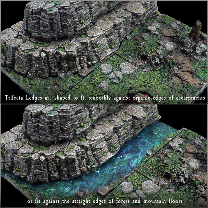 Trifecta Ledges - "Wyverstone Peak" Companion Pack (Unpainted)