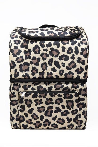 Tropical Breeze Animal Print Cooler Backpack