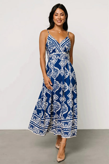 V Neck Casual Maxi Boho Dress