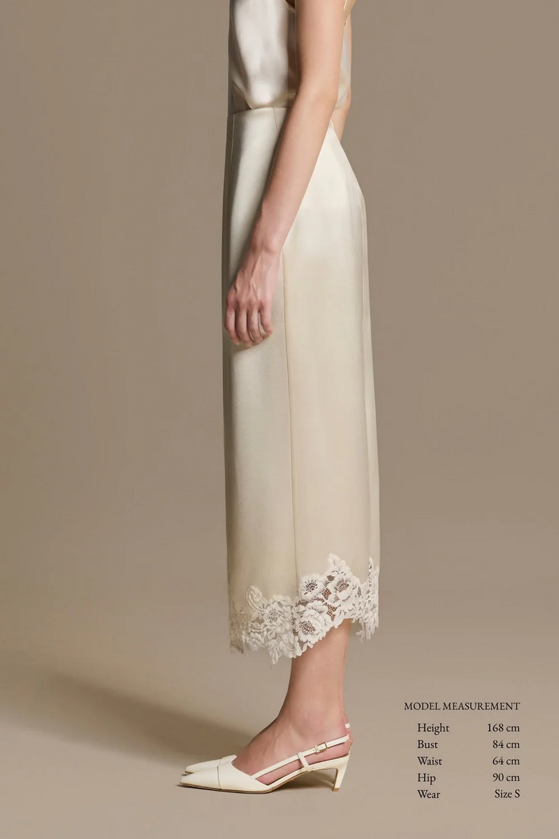 Veliora Silk Skirt