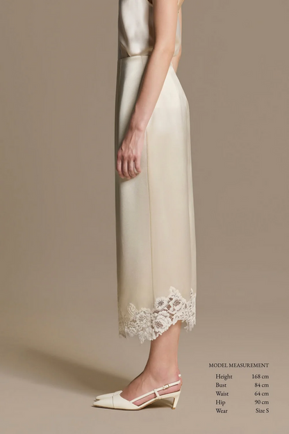 Veliora Silk Skirt