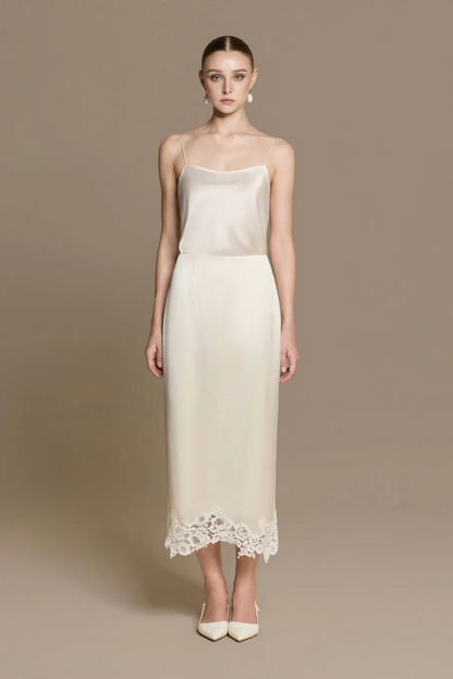 Veliora Silk Skirt