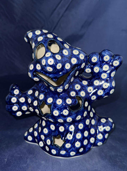 Vena Owls Eye Luminary Dancing Ghost - Shape: 520 - Pattern: Owls Eye